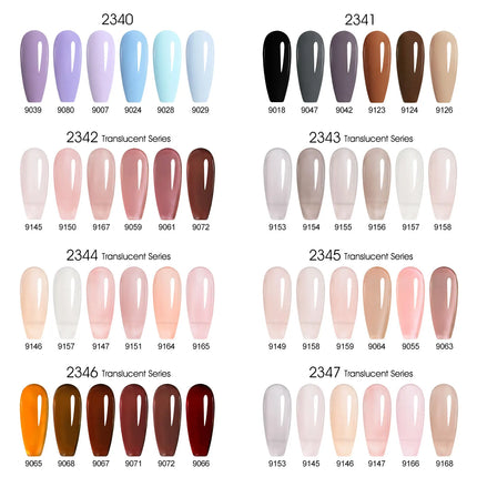 6pcs/kit CANNI TPO FREE HEMA FREE Halloween Nails Color Set Dark Red Semi Permanent Soak off UV LED Gel Varnish Christmas Gift