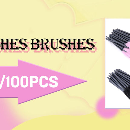 MEISHENJIE 50/500/1000pcs Lip Brushes Makeup Mascara Wands Lipstick Micro Brushes Applicators Cleaner for Eyelash Extension Tool