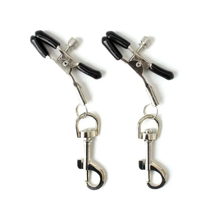 Metal Nipple Clamp Labia Clip Stimulation Massager Bdsm Bondage Sex Products with Metal Chain for Women Fetish to Breast
