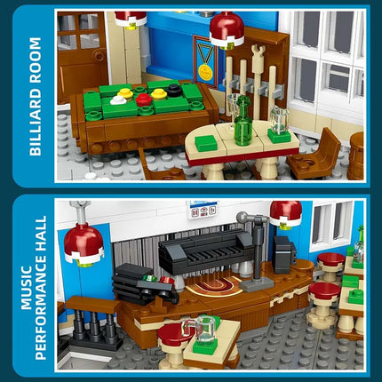 2897Pcs Street View Model MOC Building Blocks Music Club Bricks Children Puzzle DIY Assembly Birthday Christmas Festival Gift