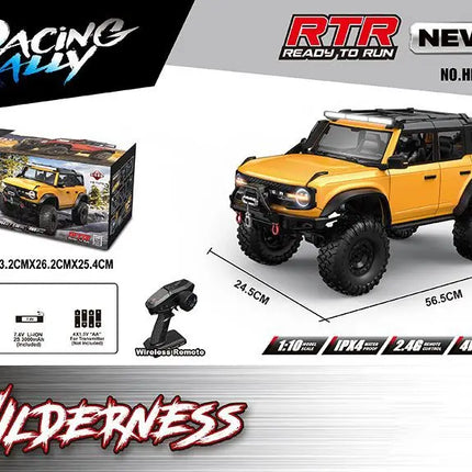 Huangbo R1001 1/10 Rc Car 2.4g Full Scale Simulation Climbing Off-Road Vehicle Model Adult Boys Remote Control Toys Xmas Gift