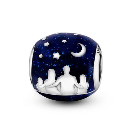 Orstarry Charm Silver 925 Beads Blue Series Fit Bracelet Charms DIY Original Fashion Pendants For Women Jewelry Trendy Gifts