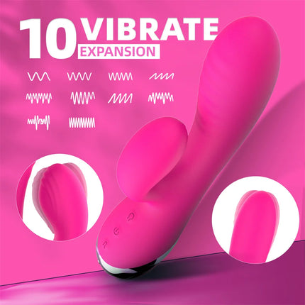 Inflatable expansion G Spot Massager Clitoris Stimulator AV Vibrator Sex Toys for Women Sexual Wellness Product Adult Products