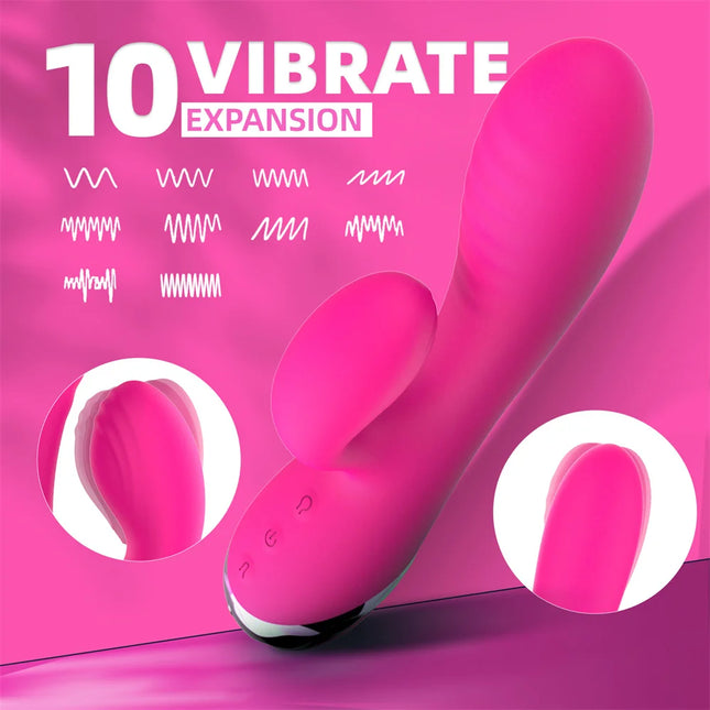 Inflatable expansion G Spot Massager Clitoris Stimulator AV Vibrator Sex Toys for Women Sexual Wellness Product Adult Products