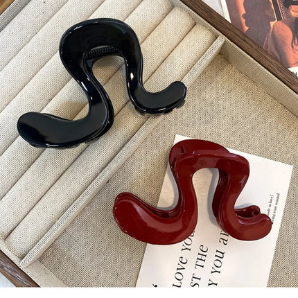 Simple Irregular Hair Catch Clip Shark Clip Women's Premium 2026 New Hairpin Back Head Hair Accessories Hairpin Elegant