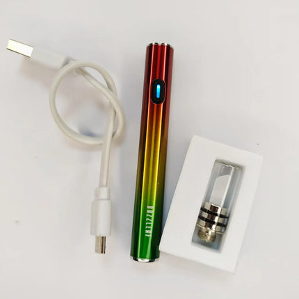 1PCS 510 Thread Preheat Battery,Electric Soldering Iron 350mah Welding Heating Tool with 11.2mm Hot Knife Tip Ceramic Heating Cu