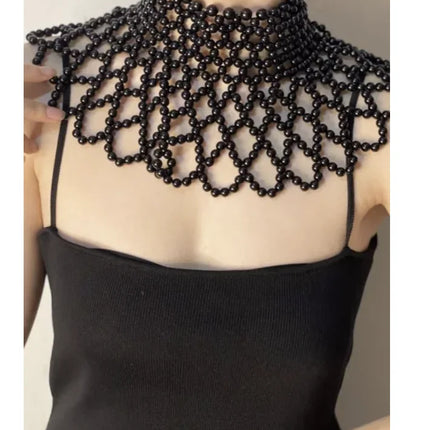 Sexy Accessories Women Bikini Pearl Chest chain Body Chain Jewelry Totally Hand-made Bra Fringed For Beach Nightclub Waist Chain