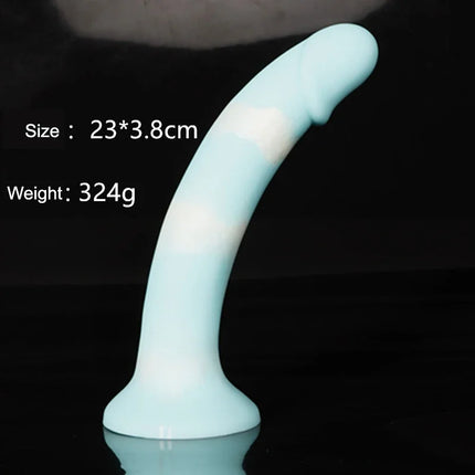 Little Thin Dick Realistic Dildo Anal for The Beginner Soft Silicone Penis with Lovely Heart Shaped Suction Cup Anal Sex Toys