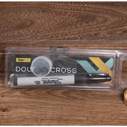 Double Cross by Mark Southworth Magic Trick Ink Vanishes Magia Magician Close Up Illusions Gimmick Mentalism Prop