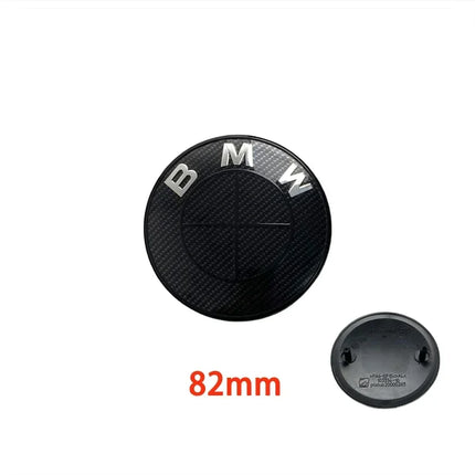The new badge is suitable for the 45mm standard badge of BMW collective ABS 82/74mm hood/trunk 56/68mm wheel cover.