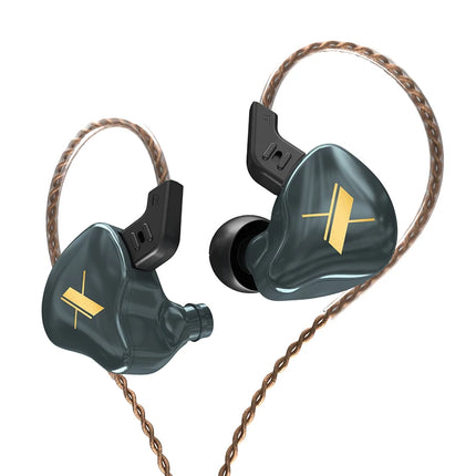 KZ EDX Wired Earphones With Microphone Dynamic HIFI Bass Music Earbuds In Ear Monitor Headphones Noise Cancelling Sport Headset