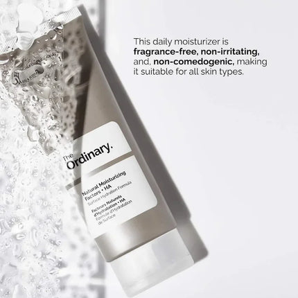 The Ordinary Natural Moisturizing Factors + Hyaluronic Acid Daily Moisturizer with Amino Acids and Dermal Lipids Protected Skin