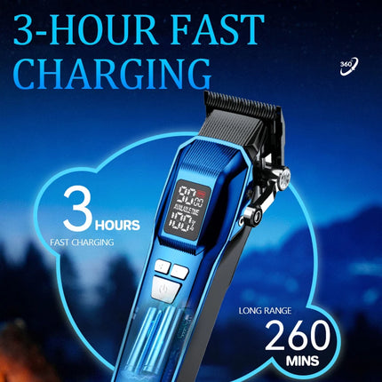 Kemei Hair Clipper 9000 RPM Professional Trimmer Adjustable Brushless Motor Haircut Machine Electric Trimmer for Men KM-2796
