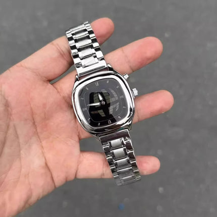 Fashion Digital Display Dynamic Watch Vintage y2k Waterproof Quartz Wristwatch for men Square Shape Cool watches reloj hombre