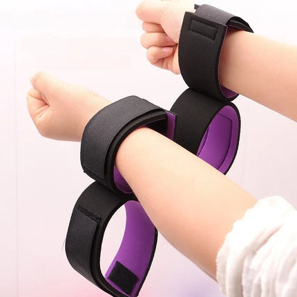Female Handcuffs Ankle Restraints Adjustable Sex Toys Soft Material Bondage for Couples Adult Games