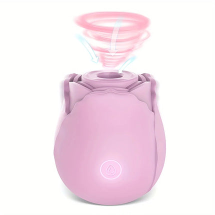 Sucking Vibrator Rose Sex Toy Rose Toy Clitoral Vibrator for Women with 7 Mind-Blowing Modes Clit Sucker Nipple Stimulating Toys