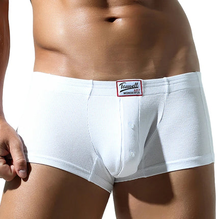 TAUWELL Mens Boxers 2024 New Underwear Breathable Boxer Shorts U Convex Pouch Sexy Underpants Low Waist Boxers for Man