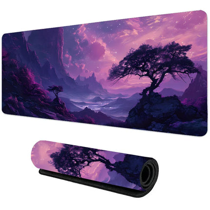 Night Moonlight Large Cool Mouse Pad Laptop Non-slip Esports Office Desk Mat Game Player Mousepad Mini PC Desktop Accessories