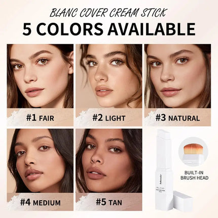 Three Models 2-in-1 Color-Changing Foundation Stick Multifunctional Foundation Liquid Lightweight Moisturizing Brightening