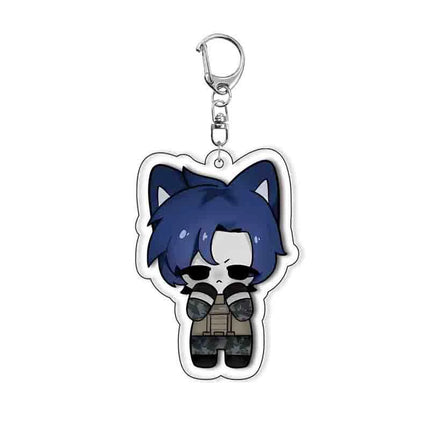 Game Forsaken Cosplay Keychain Unisex Kawaii Acrylic Pendant Keyring Key Chain Bag Accessories Decoration Ornament Props