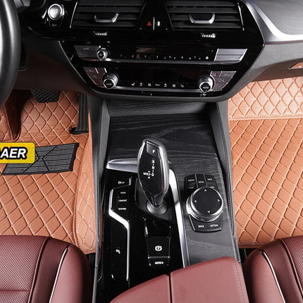 Custom Car Floor Mats For VW Polo Polo-Plus Polo-GTI Auto Carpets Foot Coche Accessorie