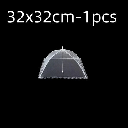 Kitchen Food Cover Foldable Anti Fly Mosquito Mesh Cover Picnic Dinner Table Umbrella Style Tent Cover Kitchen Gadgets