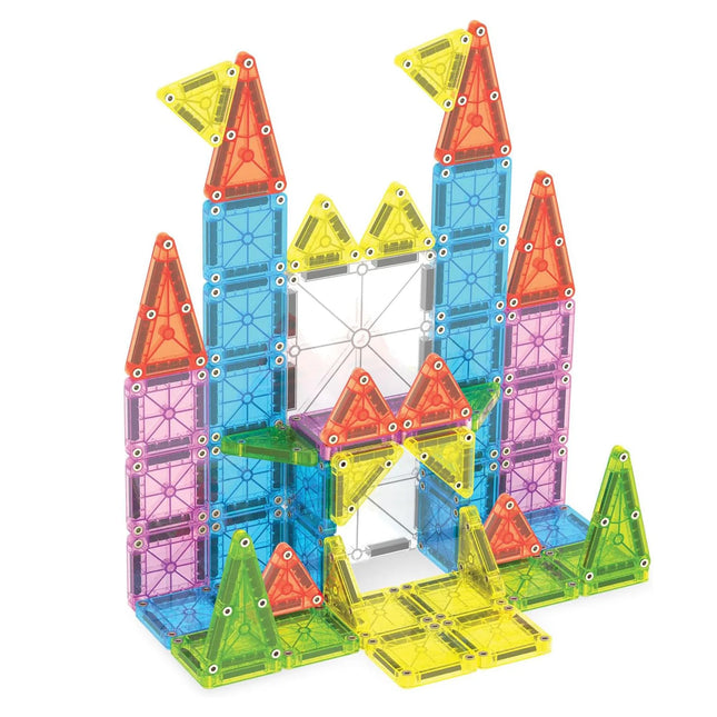 Large and Small Combination Magnetic Building Toys, Travel-Sized Iron Box for Easy Portability, Magnetic Building Blocks with Cr
