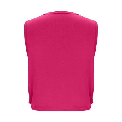 Women Sleeveless Yoga Tops Breathable Blouse Cover Up Gym Workout Cool T-Shirt Running Short Tank Crop Top Athletic Vest