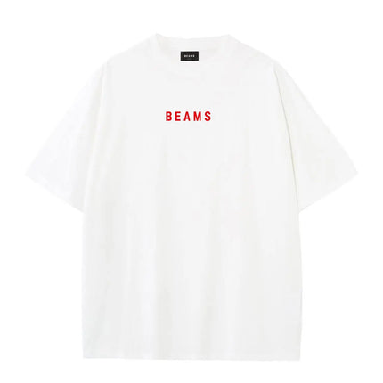 Summer cotton Japanese-style casual high-quality clothing with round neck  letter print T-shirt suitable for both men and women