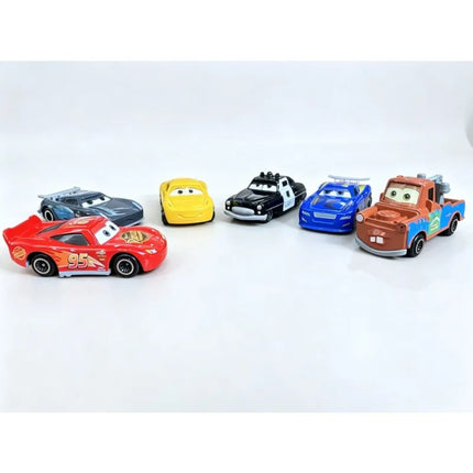 Instock 6pcs/Set Pixar Car 3 Lightning M/C/Queen Jackson Storm Mack Truck 1:55 Diecast Metal Car Model Toy Boy Christmas Gift
