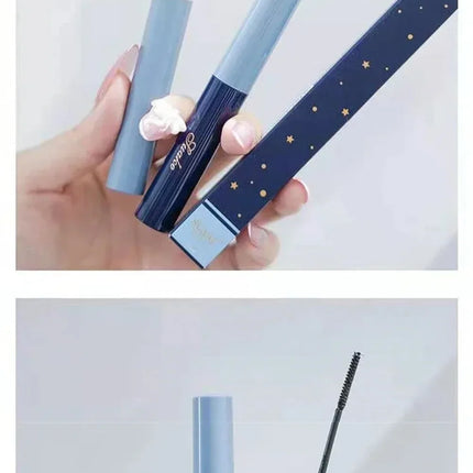 Silver Silk Fiber Matte Mascara Makeup Ultra-Fine Brush Lengthens Eyelashes Waterproof Fast Dry Eyelash Extension Mascara Makeup