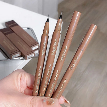 GEGE BEAR Precision Tip Fast Driving Quick Draw Liquid Eyeliner Pen Daily Use Waterproof Smudge Proof Long Last Eyeliner Pencil