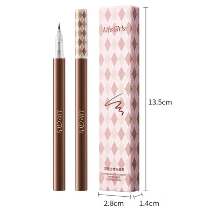 Life Girls Liquid Eyebrow Pen 0.01mm Ultra-Fine Smooth Waterproof Easy Application Natural 3D Eyebrows Makeup