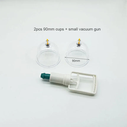 Big Size Vacuum Cupping Breast & Buttocks Enlargement Massager Suction Pump Machine Butt Lifting Device Back Massage Cans