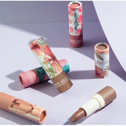 8 Colors Velvet Finish Lipstick Waterproof Long Lasting Moisturizing Non Stick Cup Nude Pink Red Lip Makeup Cosmetics