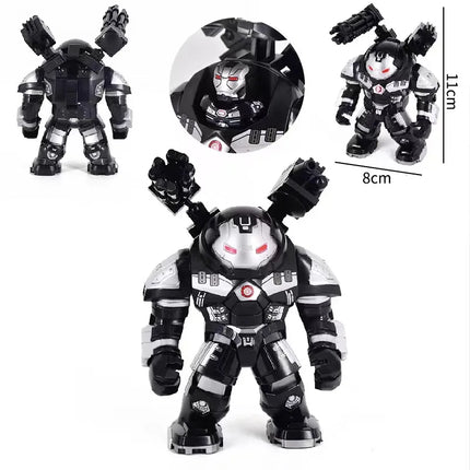 Building blocks, Marvel superheroes, assembled dolls, Spider Man, Iron Man, Venom, Shark, Deadpool, DIY gifts, children's toys