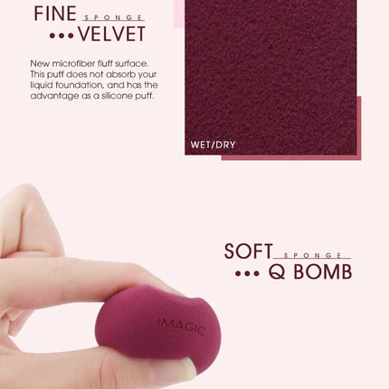 IMAGIC 16-Colors Makeup Sponge Tools Face Beauty Cosmetic Foundation Powder Puff Wet and Dry Use gąbka do makijażu косметика