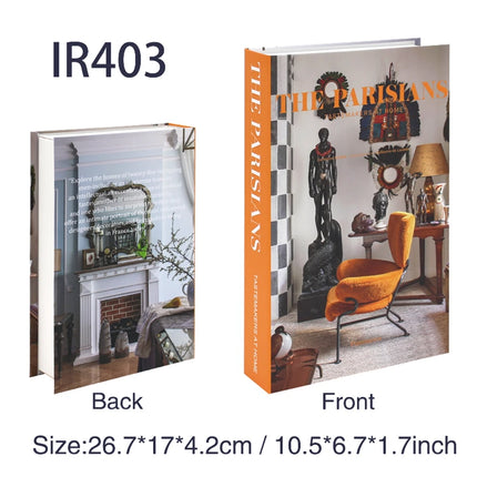Morandi Decorative Book Open Luxury Fake Book Storage Box Home Decor Matisse Boho Bauhaus Coffee Table Shelf Interior Decoration