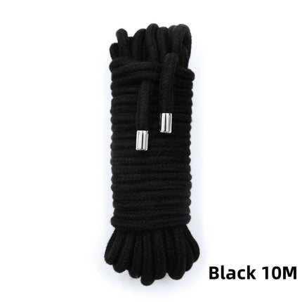 5M/10M/20M Shibari Accessory of Handcuffs Bondage Cotton Rope for Men Woman Fetish Slave Role Play Binder Restraint Touch Tie Up