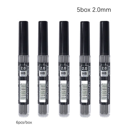 Metal Mechanical Pencil 0.3/0.5/0.7/0.9/2.0mm HB Automatic Pencil with Protective Cover Office School Writing Supplies