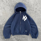 zipper blue / M