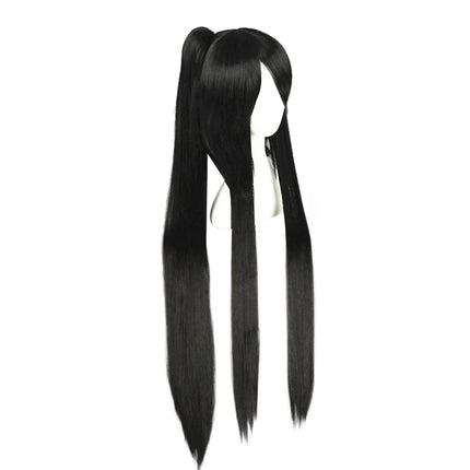 HAIRJOY  Synthetic Hair Cosplay Wigs Long Ponytail Black Purple  Red Grey Wig High Temperature Fiber