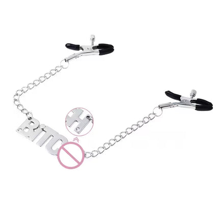 Sex Toys For Women Labia Clamp With Metal Chain Bondage Gear Clitoris Stimulation Speculum Vagina Opener Bdsm Erotic Sex Shop
