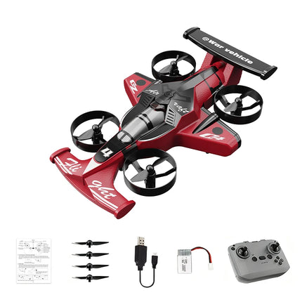 2in1 Mini Drone Air-Ground Flying Car 2.4G Dual Mode Quadcopter Racing Professional RC Car Children Off-Road Toy Kid Adult Gifts