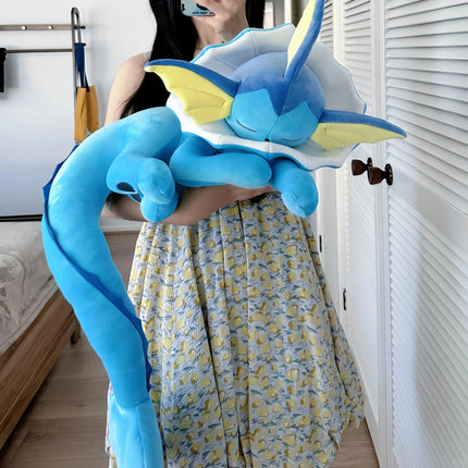 Pokemon Pikachu Plush Sleeping Series 50cm Vaporeon Plush Toy Eevee Family Evoli Stuffed Doll Peluche Anime Toys Hobbies Gift