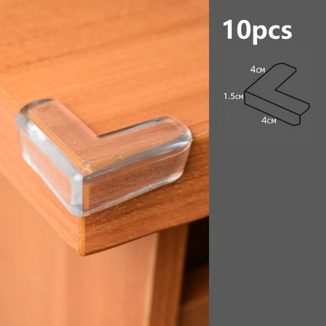 5pcs/10pcs Baby Safety Silicone Protector Table Corner Edge Protection Cover Electric Socket Children Anticollision Guards