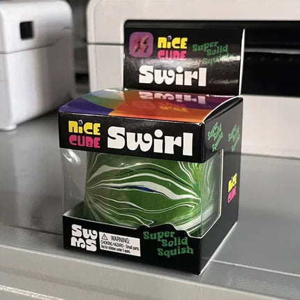 /5.5cm Soft and Glutinous Sensory Stress-relief Toy Cube Filled with Gel Stretchable Ball Soft Ice Cube Ball Slow Rebound