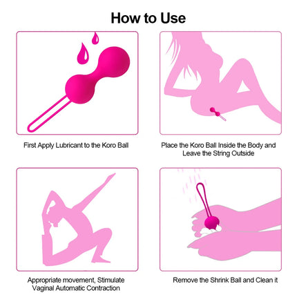 Silicone Smart Geisha Kegel Ball Beads Vaginal Ball Sex Toy for Women Simulator Vagina Chinese Ben Wa Ball Tightening Exerciser
