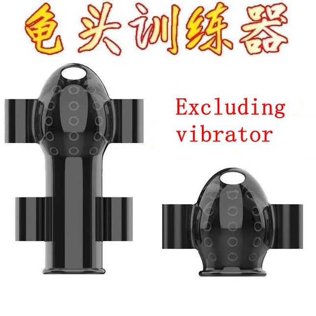 Delay Lasting Glans Trainer – Male Erection & Penis Trainer with Vibrator, Masturbation Sleeve for Enhancement, Sex Toys for Men