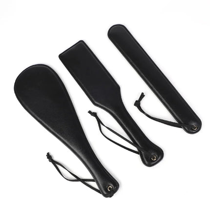 Black Leather Whip With Bdsm Spanking Flogger Serves As Fetish Spanking Paddles Bondage Sex Toy For Couples Adult Games Play